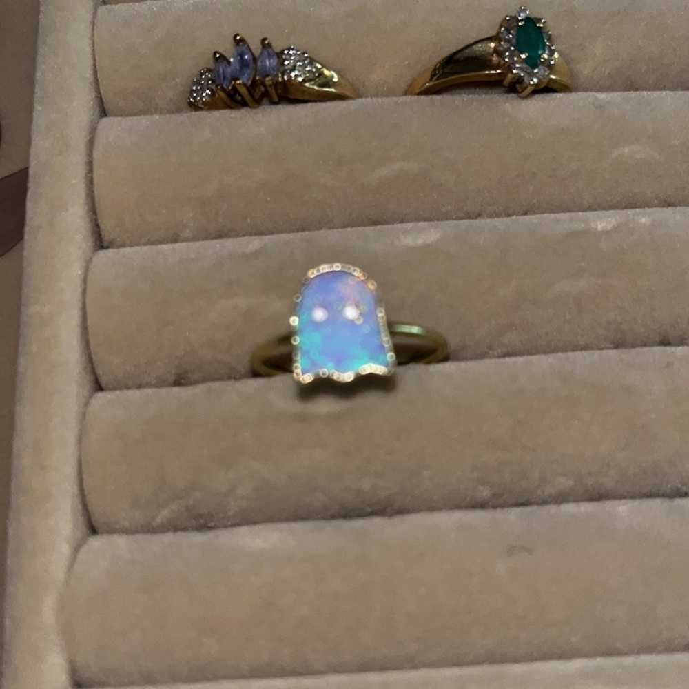 Ghost Ring | The Six Of Cups Blue Opal Ghost | Sp… - image 4
